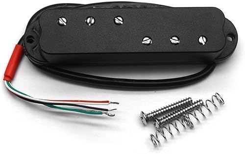 MoSundi Mini micro Humbucker avec 3 + 3 pièces de poteau réglables, 9 K Ohm, tai