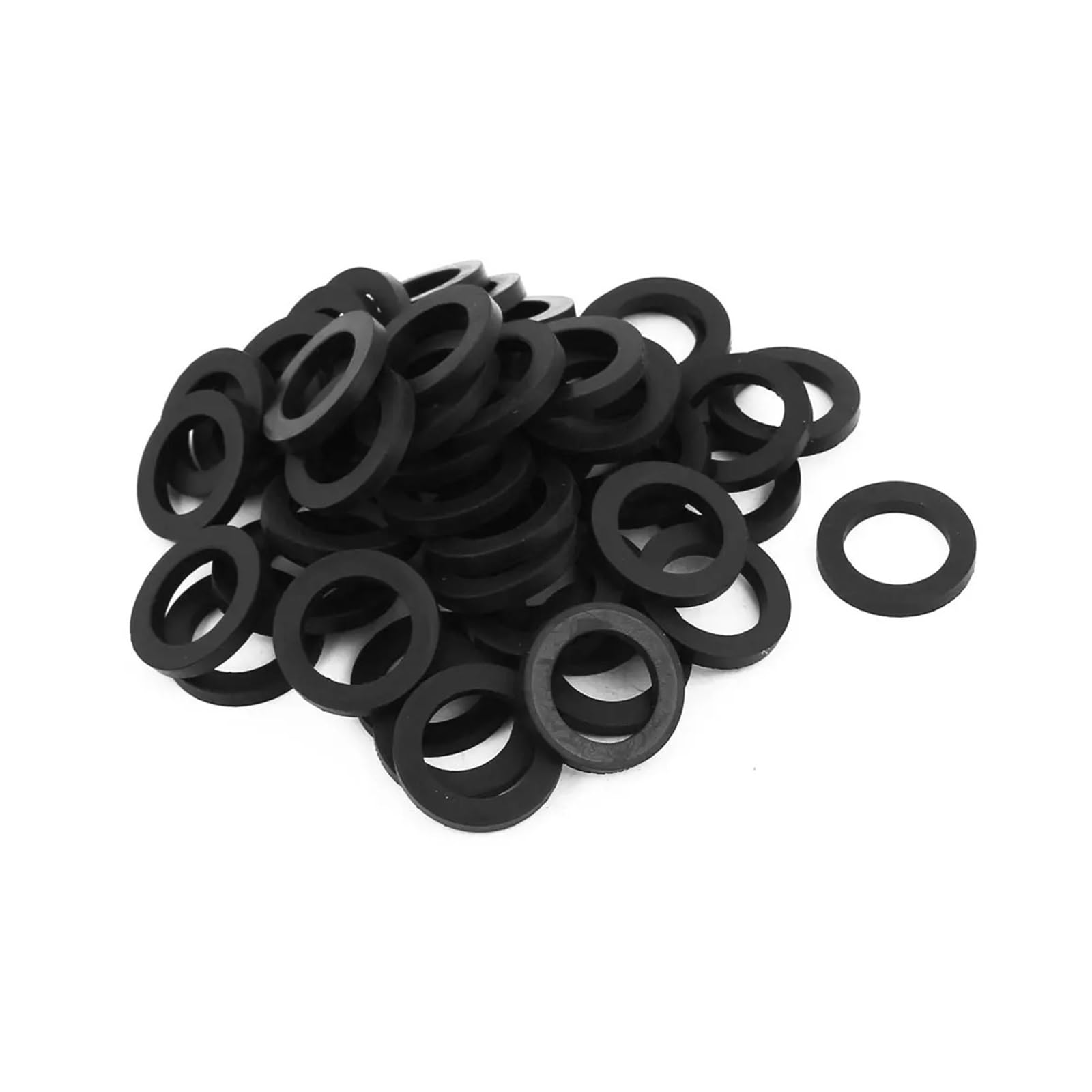 Accesorios de hardware 50 Uds. Arandelas de goma de 10 tamaños juntas tóricas de goma planas juntas de sellado arandelas de plomería accesorios de sellado for junta de manguera de grifo Arandela de se