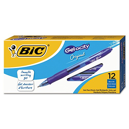 Bolígrafo Gel Retráctil BIC Azul 0.7 mm Doce