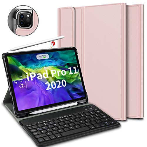 IVSO Keyboard Case for iPad Pro 11 2020 & 2018 - Magnetically Detachable