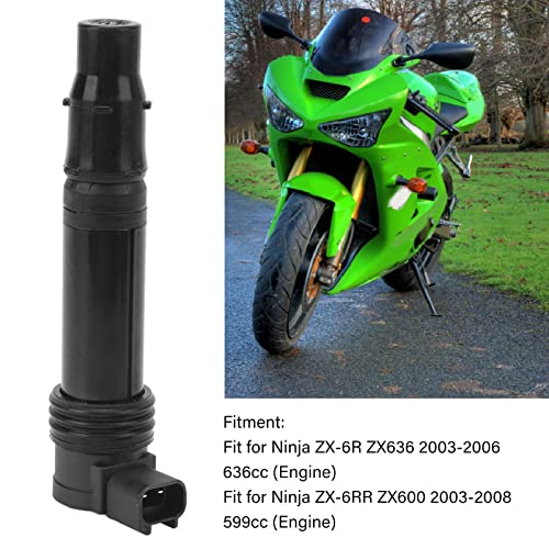 21171-1282, Bobina de ignição de motocicleta durável de alta eficiência Plug and Play para motor Nin