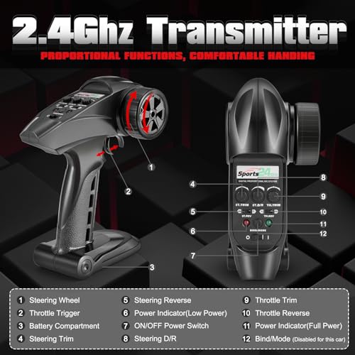 Haiboxing 2997A Brushless Rc Cars 1/12 Scale 4Wd Remote Control Truck thumb #5
