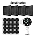 Hogurity Peg Board, 4 Pack Metal Pegboard Panels Black Pegboards Wall Organizer with Bent Frame Large Heavy Duty Peg Board for Walls Home, Garage Tool Storage, Office Organization, Craft Room, Kitchen