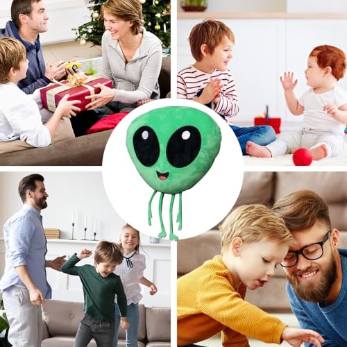 Brinquedo de pelúcia alienígena | Almofada Alienígena | Almofada de pelúcia macia de 17 cm, almofada