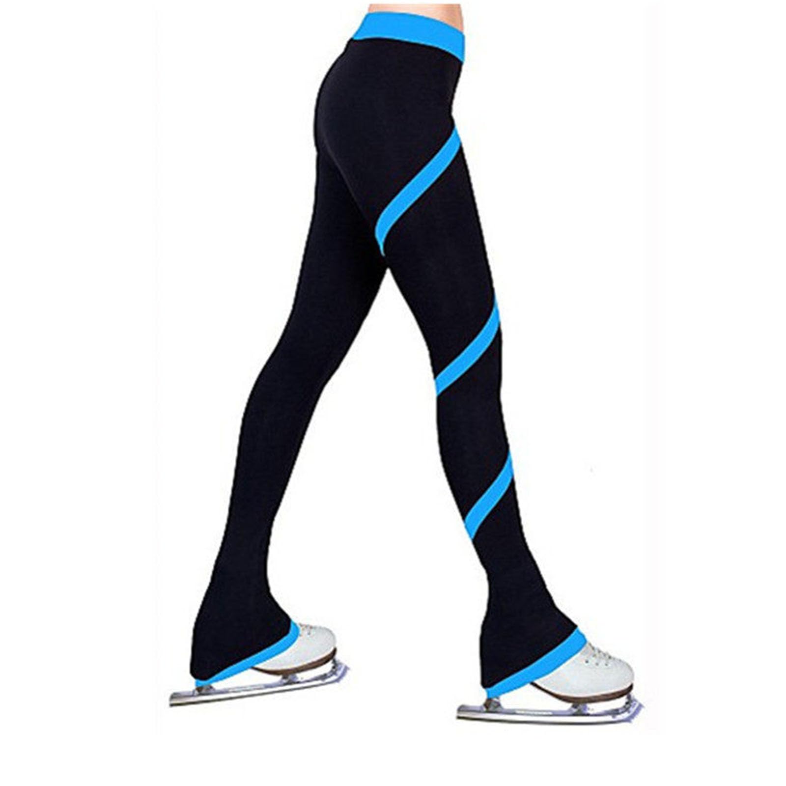 Pantalones de Patinaje artístico para niña Pantalones de Patinaje y Pantalones de Terciopelo para Patinaje Mallas Ropa Entrenamiento