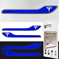 Vista 15 de IPG Compatible para Modelo 3 / Modelo Y Kit de calcomanías para manija de puerta (Set de 4) con logo de Tesla Personaliza tu Tesla (Bronce)