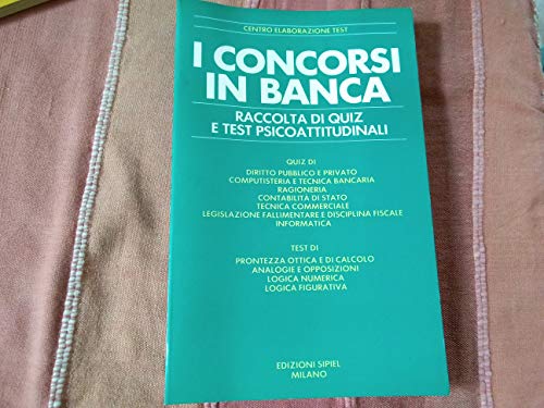 I concorsi in banca