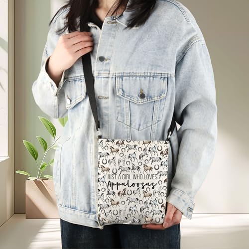 JNIAP Appaloosa Horse Crossbody Bag Appaloosa Horse Lover Gift Appy Horses Shoulder Bag4