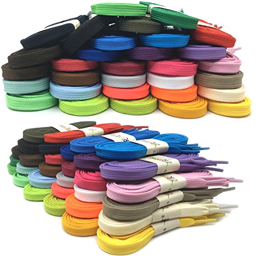 Yjrvfine Flat Athletic Shoelaces Thick Shoe Laces Army Green 51.18" Strings For Sneakers[1 Pair] #TOP5