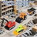 ZHFUYS 12PCS Metal Mini Cars Toy for Kids, Toy Cars for Kids, Trucks Toy Vehicles Set for Toddlers, Party Favors for Toddler Toys,Educational Play, Birthday Gift for Boys Girls