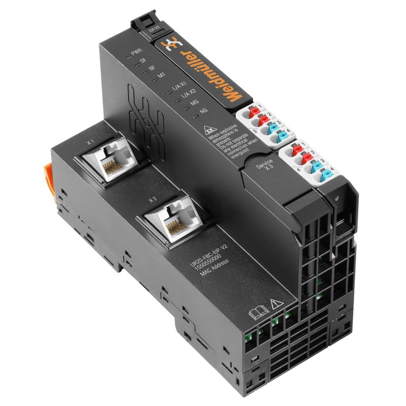 Coupleur bus de terrain UR20-FBC-EIP-V2 Weidmüller station u-remote pour protocole Ethernet IP