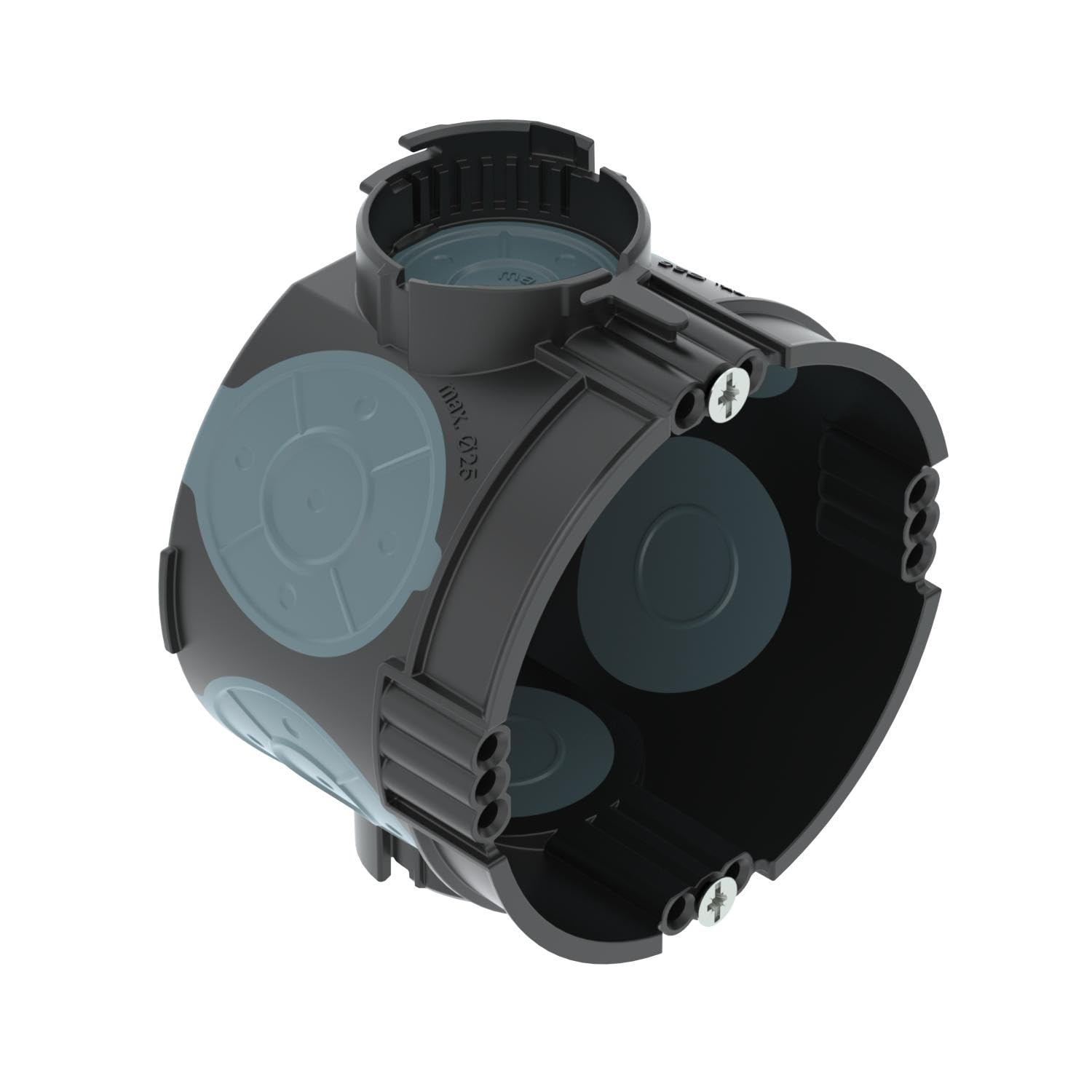 Obo Bettermann UG 46-GS-L UP puszka na urządzenia ze śrubami do urządzeń, hermetyczna Ø 60 mm, wys. 46 mm, PP/TPE, ti (ilość: 25 sztuk na jednostkę zamówienia)
