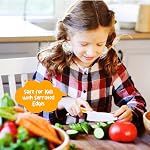 Knives for Kids, 6-Piece Kitchen Cooking and Baking Knife Set, for Real Cooking, BPA-Free Toddler Knives
