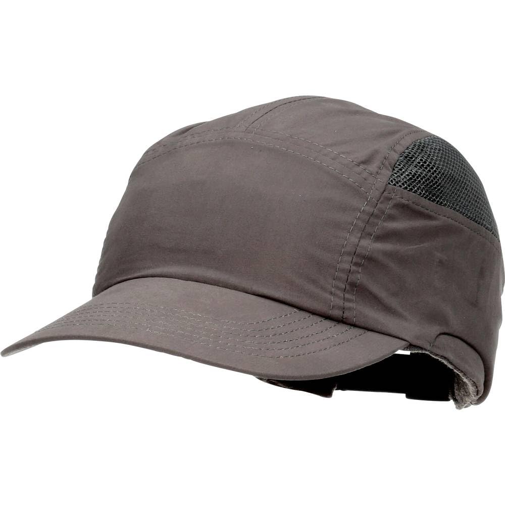 3M First Base + Bump Cap / Safety Cap, EN812 Protection, Grey Standard Peak (70mm)