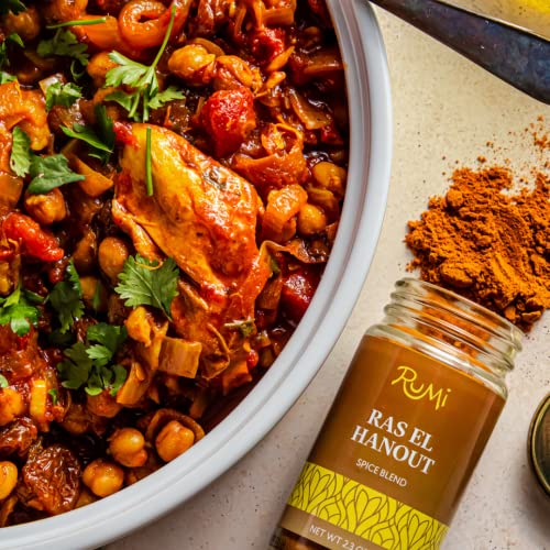 Rumi Spice - Ras El Hanout Spice Blend | Rich And Savory With Rumi Wild Black Cumin, Coriander And Fennel (2.3 Oz) #TOP1