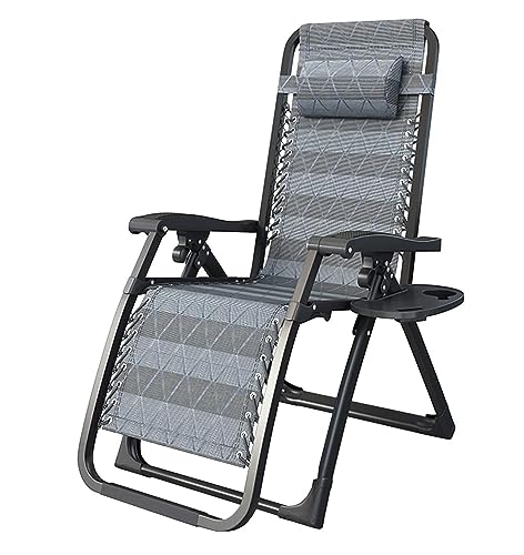 Chaise longue pliante inclinable à 9 vitesses avec repose-tête - 2