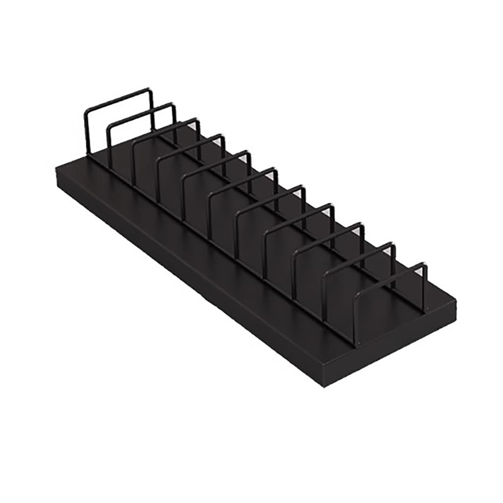 YNBSHGAA Metal Porcelain Tile Sample Rack - Desktop Display for Space-Saving in Retail and Warehouse,Black-S