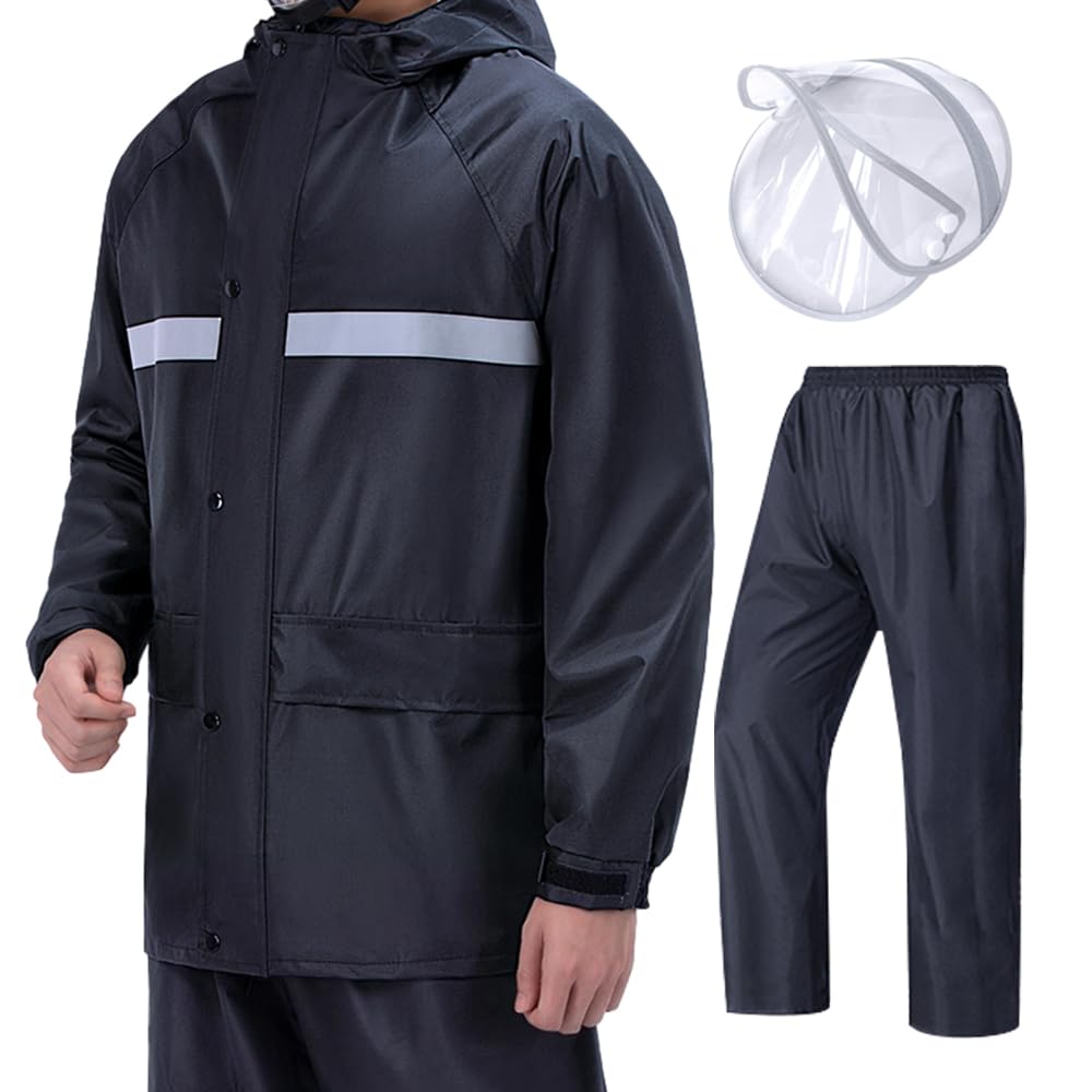 【未使用品】梅雨対策 レインウェア Amazon | [Tanoka] レインコート 上下 セット レインウェア