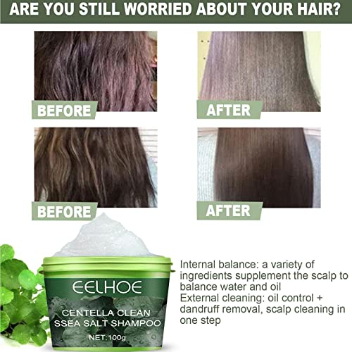 Dhliiqq Centella Asiatica Ginger Salt Shampoo Natural Salt Shampoo Hair Treatment Treatments Head Hair Scalp Scrubs Scrub Massage #TOP6