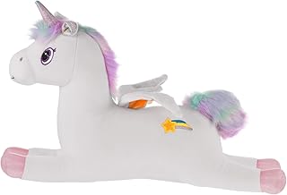 Abaodam Unicorn Doll Dog Stuffed Animal Toy Cartoon Pillow Plush Stuffed Animal Toy Stuffed Dogs for Kids Plush Pillow Kids Toys for Girls Stuffed Unicorn Doll Stuffed Doll Ornament Doll