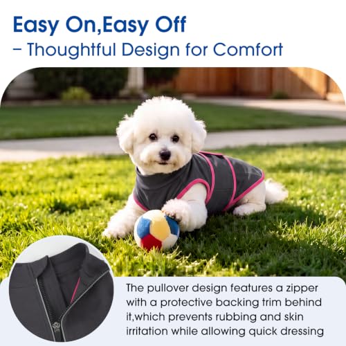 Image of Nanaki Skin-Friendly Anxiety Vest Jacket for Dogs from Storms & Fireworks | Gentle pressure,Reflective strip,Adjustable,Peaceful sleep & grooming,Ease separation anxiety,for storm,fireworks,loud noise