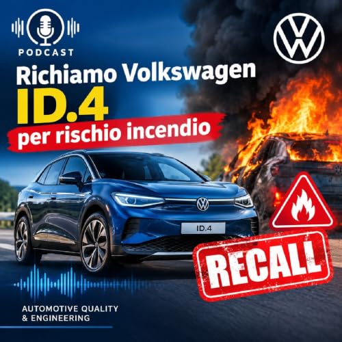 Richiamo Volkswagen ID.4 per rischio incendio