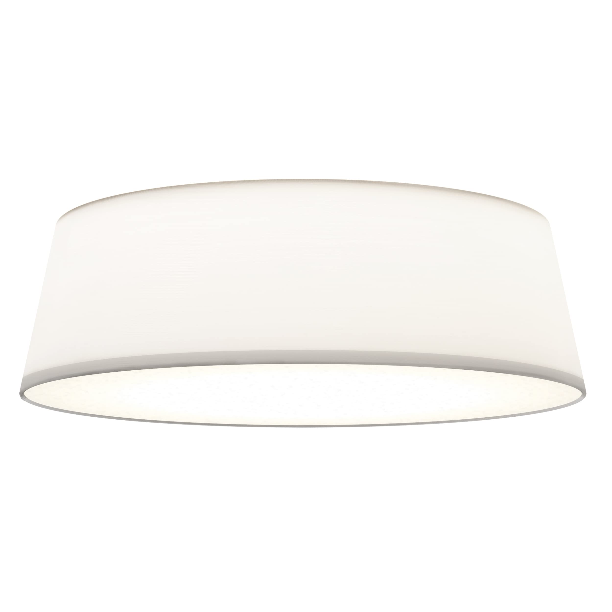Astro Fife 430 Dimmable Indoor Ceiling Light (White Fabric), LED E27/ES Lamp, Designed in Britain - 1471003 - 3 Years Guarantee
