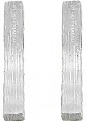 Combo 2 Bastões de Selenita Pedra Cristal Natural 10cm