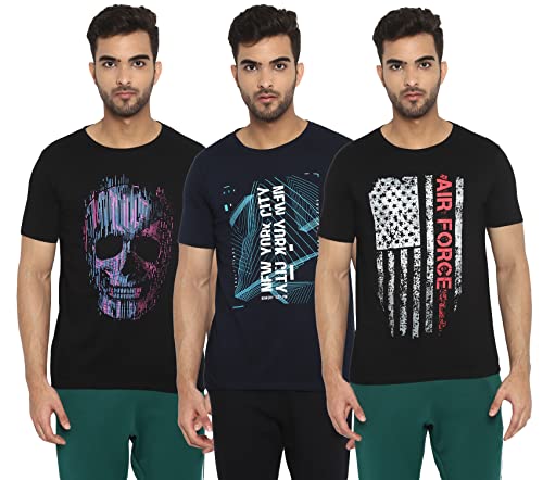 Image of Ap'pulse Men's Printed Short Sleeve Sport Tshirt Combo Pack
