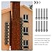 Garneck 10Pcs 304 Stainless Steel Expansion Bolt for Concrete, External Hex Sleeve Anchor 8X80Mm with 10Mm Drill Bit, Metal Expansion Screw Bolts for Industrial Fastening