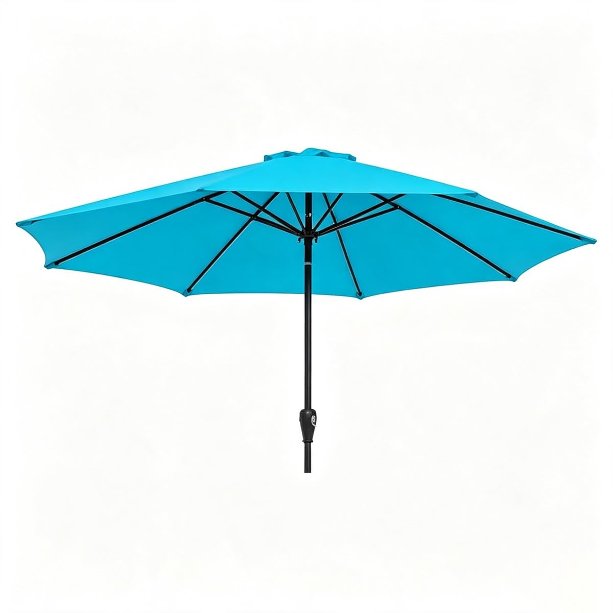 Copertura di Ricambio per Ombrellone 6 o 8 Stecche | Telai for ombrelloni con palo centrale, protezione UV in tessuto,for piscina da giardino(Cyan,3.3m/10.8ft-8 ribs)
