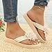 Flip Flops for Women Comfortable Lightweight Soft Slip On Slides Sandals Womens Summer Fashion Boho Beach Thong Sandals