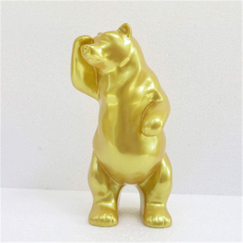 Estatua De Adornos Figuras De Decoración De Escultura De Artesanía De Resina De Oso