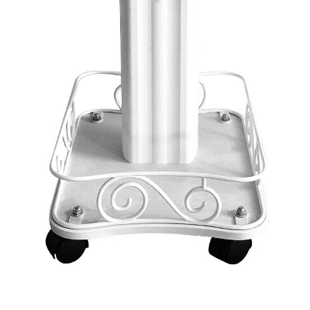 LOYALHEARTDY White Beauty Instrument Cart Silent Universal Wheel SPA Equipment Holder