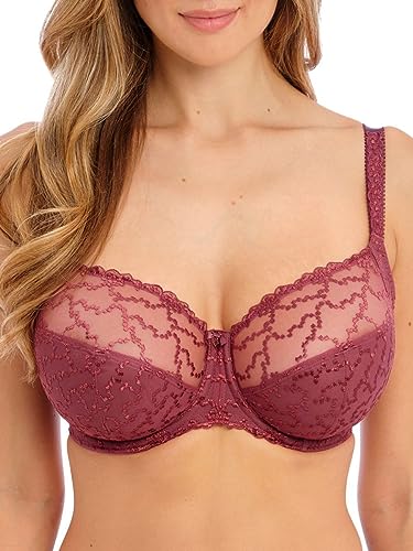 Soutien-gorge à armatures en broderie fine Fantasie Ana luxe bois de rose taille 85H