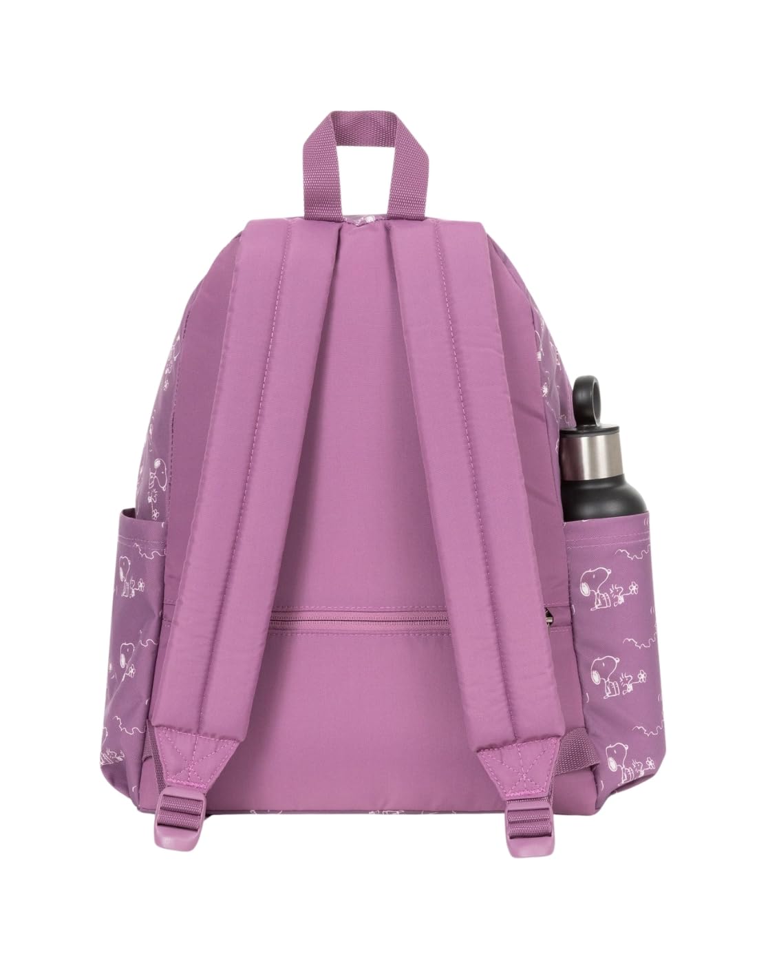 EASTPAK Mochila x Peanuts Modelo Day Pak'r Color Peanuts Pink, con cremallera adicional y porta portátil 13.3