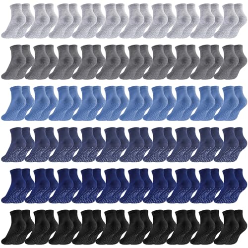 Image of Liitrsh 60 or 150 Pairs Pilates Grip Socks Bulk Unisex Non Slip Yoga Grippy Socks Woman for Adults Yoga Pilates Hospital