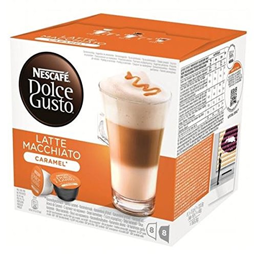 Nescafè(R) Cápsula originales Bebidas Dolce Gusto Latte Macchiato Caramel - 96 cápsulas