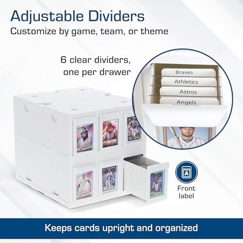 Image of BCW 6-Drawer Card Catalog, White