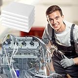 U0U Engine Bag Cover,35.4 x 35.4Inch Plastic Engine Storage Bag Cover,Universal Waterproof Engine Cover for Engine Protection (35.4 x 35.4Inch)