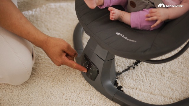 Dondola Elettrica Per Neonati Con Telecomando E App - Fino A 9kg - Foto 9