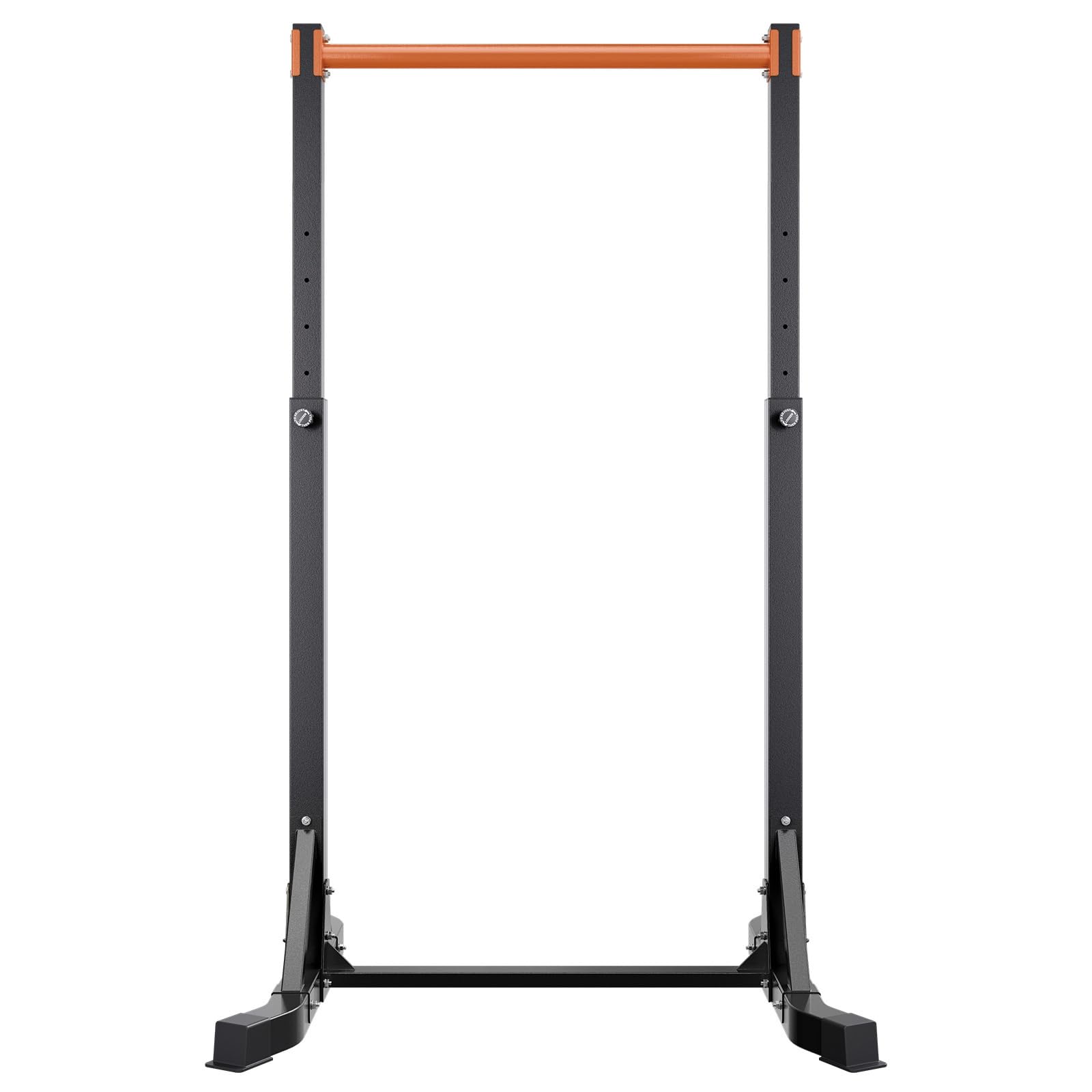 VEVOR Klimmzugstange tragbare Klimmzugstation Power Dip Station mit 150 kg Tragkraft, freistehend mit H-Rahmenkonstruktion & Stahlrohr, 8-fach höhenverstellbar, Training von Armen Rücken Brust