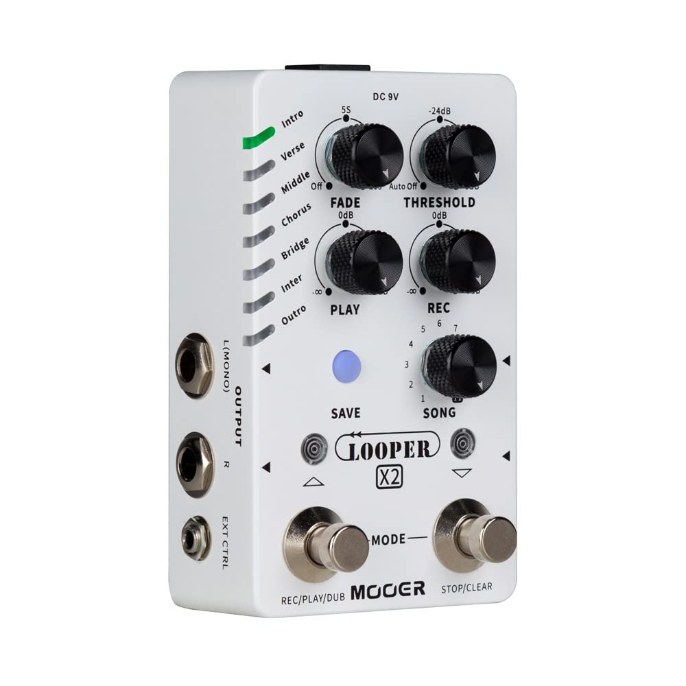 Mooer Looper X2 Looper e Drum Machine