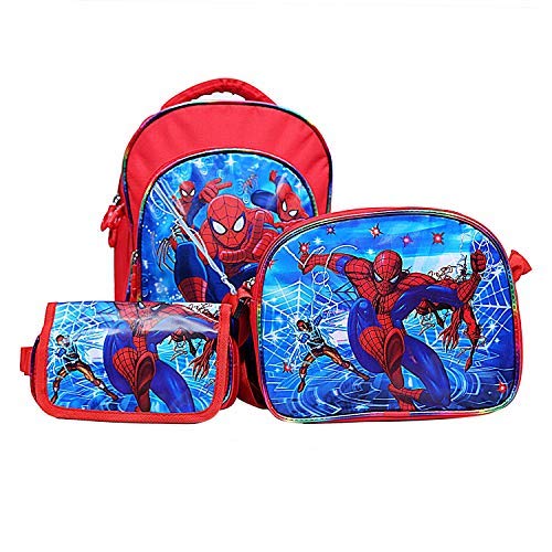 HappileCombo Backpack Red Adventurous Backpack for Nursery/Kindergarden/playschool(Apt for 3-6 Years Kids)