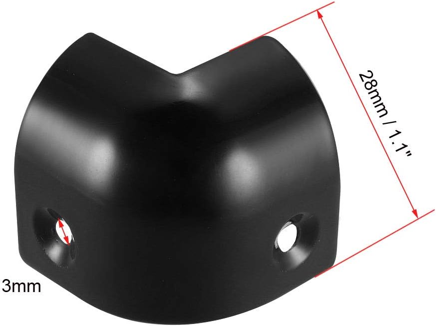 sourcing map Plactic Box Corner Protectors Edge Guard Protector 28 X 28 X 28mm 4pcs - Image 3