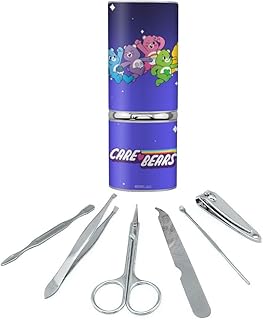 Care Bears: Unlock the Magic Logo Group Stainless Steel Manicure Pedicure Grooming Beauty Care Travel Kit