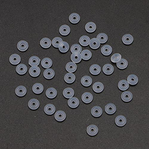YIBOZI Silikon-Gummi-Stopper für Schmuck, Clip-Verschluss, Abstandshalter, Charm-Perlen, Halsketten, Armbänder, Abstandshalter, Perlen, Abstandshalter