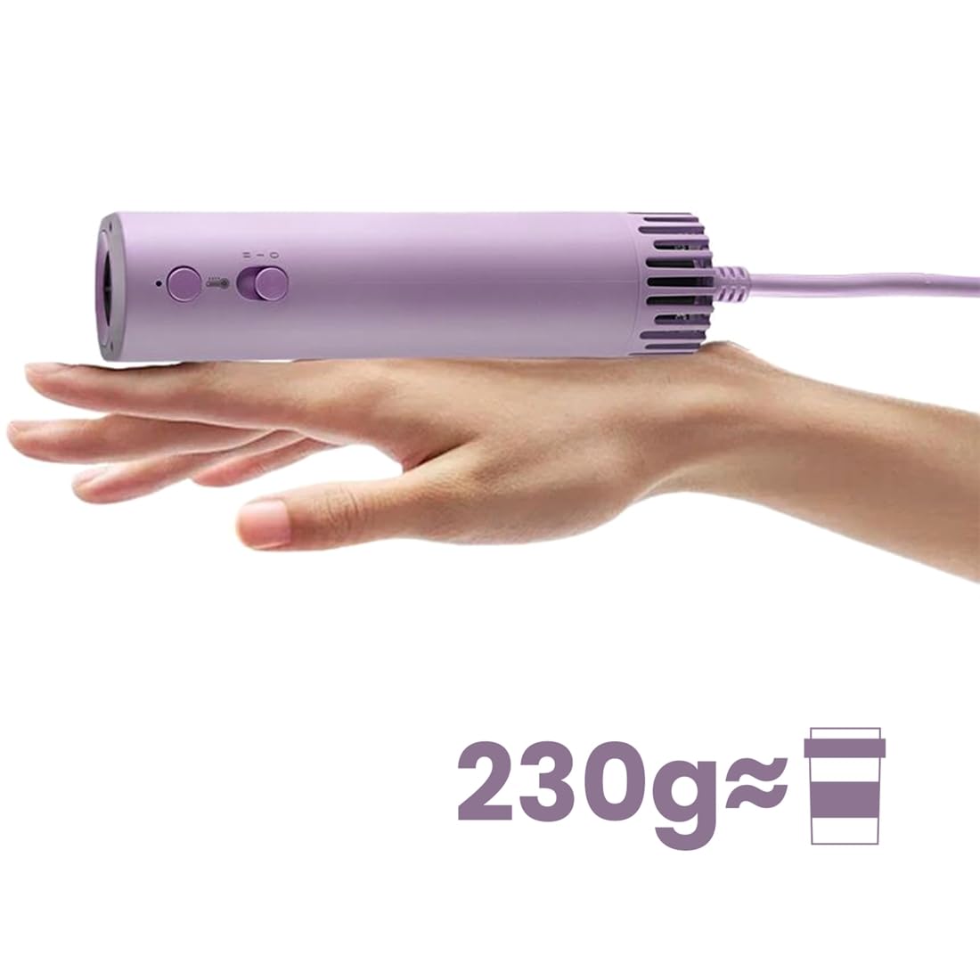 Sèche-Cheveux pour Chien Haute Puissance à Ions Négatifs, Brosse Silencieuse, Séchage, à Suspendre Autour du Cou, Portable, Prise Européenne