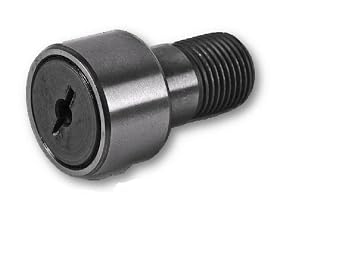 Smith Bearing HR-2 1/2-C Cam Follower Needle Roller Bearing, Crowned-Heavy Stud with Screwdriver Slot, Unsealed