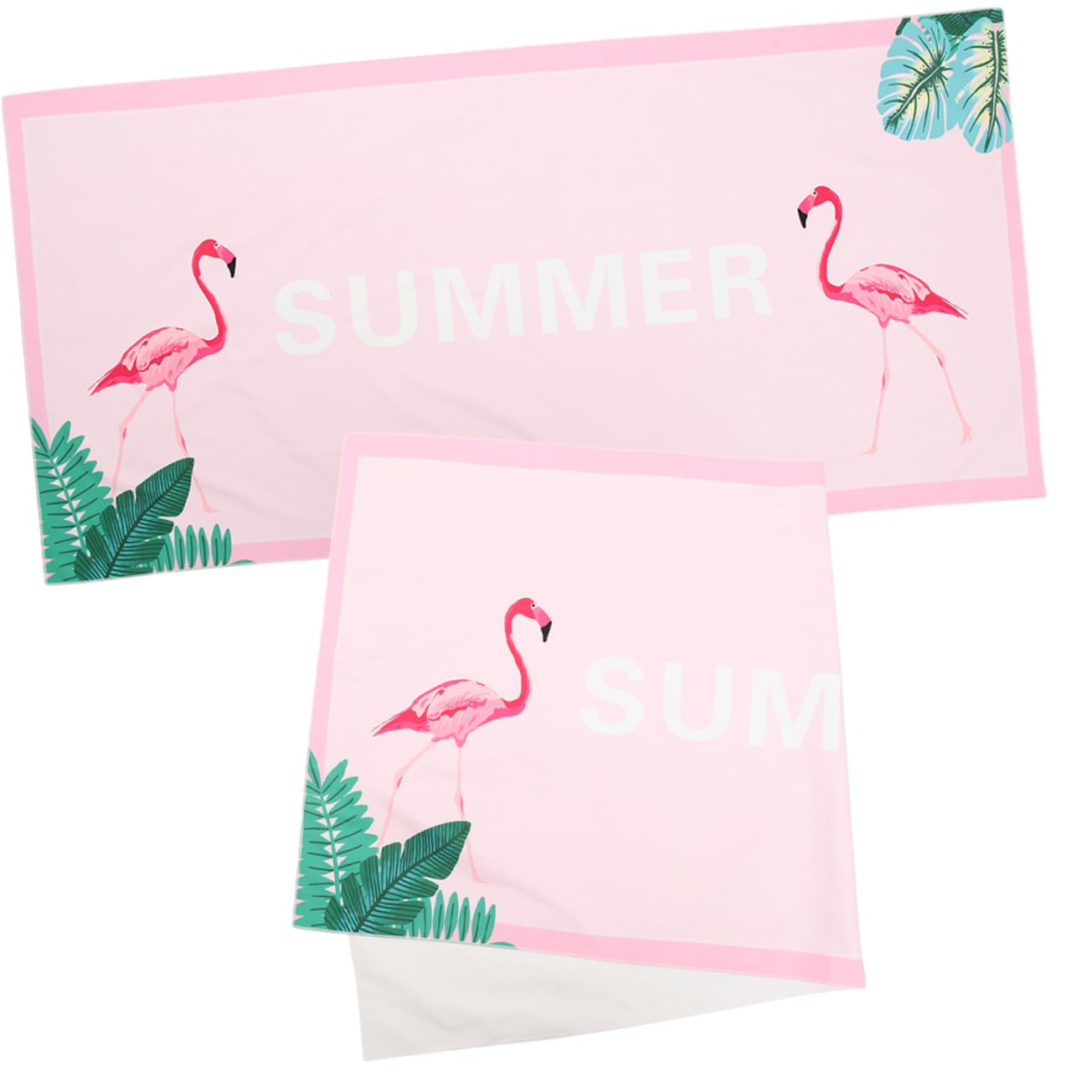 Alipis Serviette de Plage Microfibre Rose 2pcs, Absorbante Séchage Rapide | Grosse Serviette de Plage, Serviettes de Piscine Réutilisables, Camping Ambiance Bavaroise